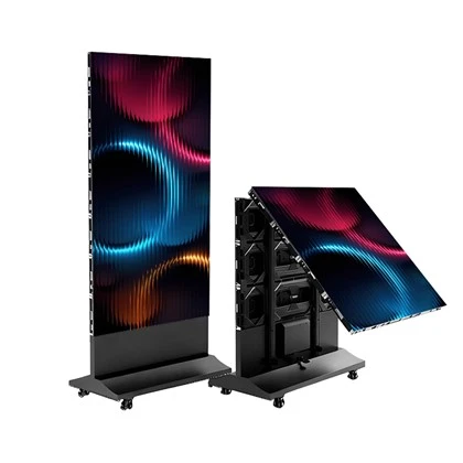 Poster pliabil cu LED