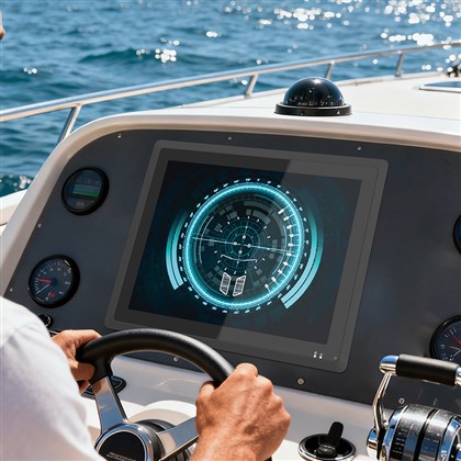 Monitor industrial marin